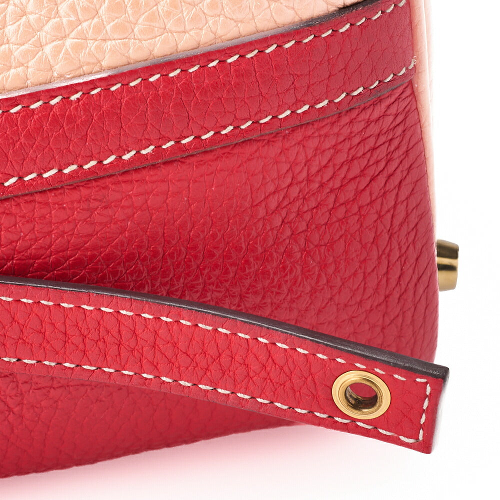 HERMES Picotan Lock PM Handbag Tryon Clemence Gold �~ Rose Jaipur Handbag Women's Bag [Used] [Free Shipping]