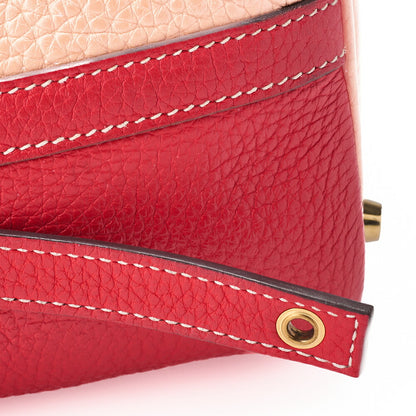 HERMES Picotan Lock PM Handbag Tryon Clemence Gold �~ Rose Jaipur Handbag Women's Bag [Used] [Free Shipping]