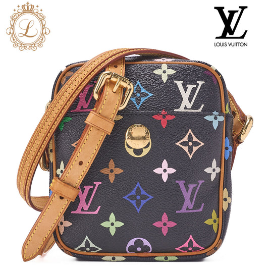 LOUIS VUITTON Louis Vuitton Monogram Monogram Multicolor Lift M40056 Shoulder Bag Black Gold-Tone Hardware, Pre-Owned]