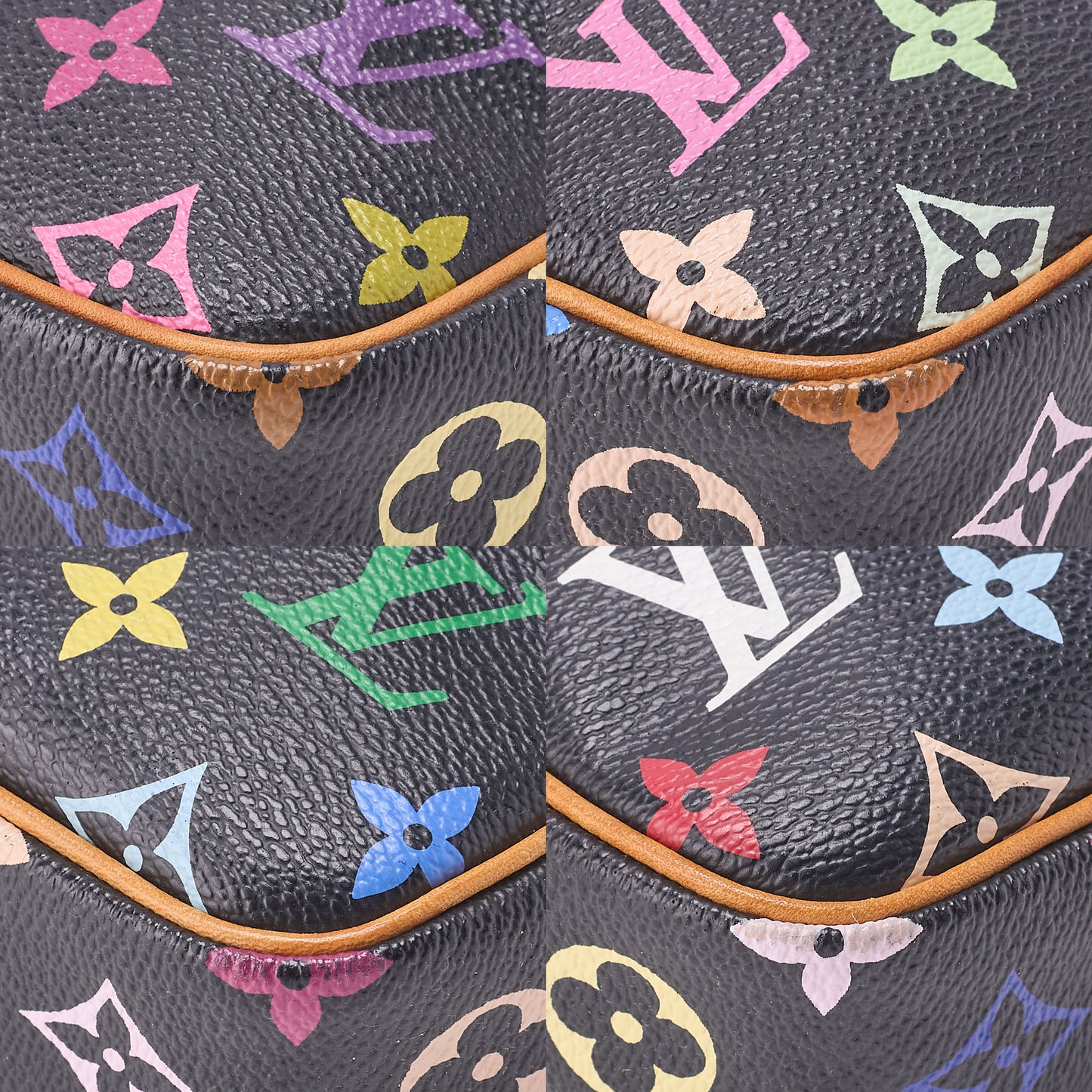 LOUIS VUITTON Louis Vuitton Monogram Monogram Multicolor Lift M40056 Shoulder Bag Black Gold-Tone Hardware, Pre-Owned]