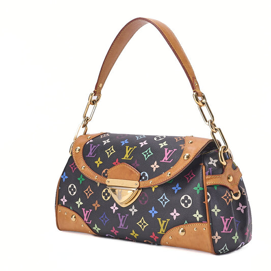 LOUIS VUITTON Louis Vuitton Monogram Multicolor Beverly MM Handbag M40204 Gold-Tone Hardware, Pre-Owned
