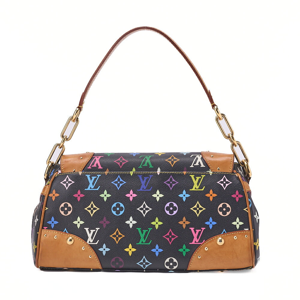 LOUIS VUITTON Louis Vuitton Monogram Multicolor Beverly MM Handbag M40204 Gold-Tone Hardware, Pre-Owned