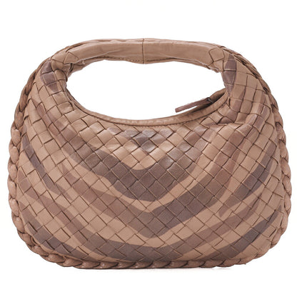 BOTTEGA VENETA Handbag Intrecciato Lambskin Mini Brown Women's Bag