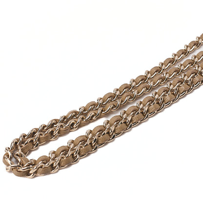 CHANEL Chain Shoulder Bag Matelassé  Coco Handle Mini 2WAY Handbag Caviar Skin Beige Gold-Tone Hardware, Pre-Owned