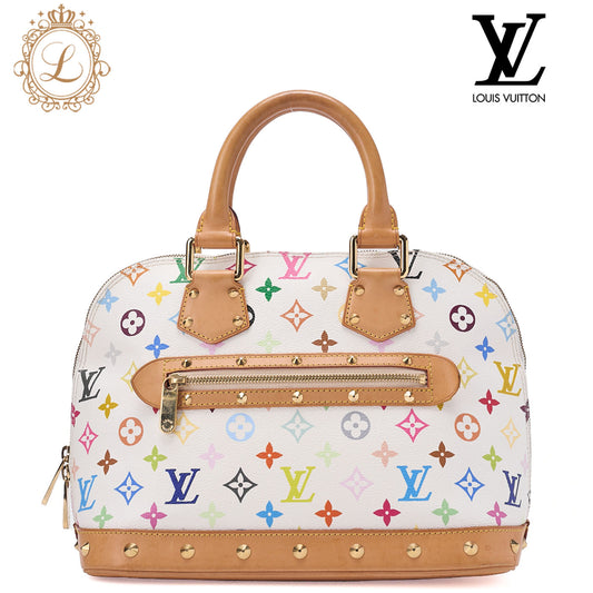 LOUIS VUITTON Louis Vuitton Monogram Multicolor ALMA PM M92647 Handbag Gold-Tone Hardware, Pre-Owned