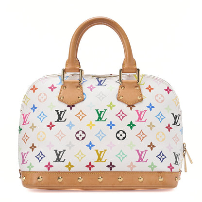 LOUIS VUITTON Louis Vuitton Monogram Multicolor ALMA PM M92647 Handbag Gold-Tone Hardware, Pre-Owned