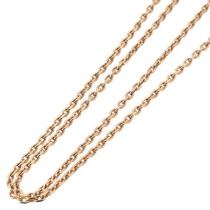 HERM? S Hermes Mini Pop H Necklace Black GP Gold-Tone Hardware, Pre-Owned