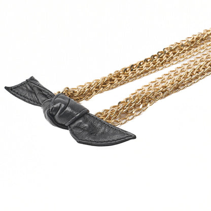 CHANEL Coco Mark V Flap Push Lock 6-Strand Chain Shoulder Black Gold-Tone Hardware, Pre-Owned