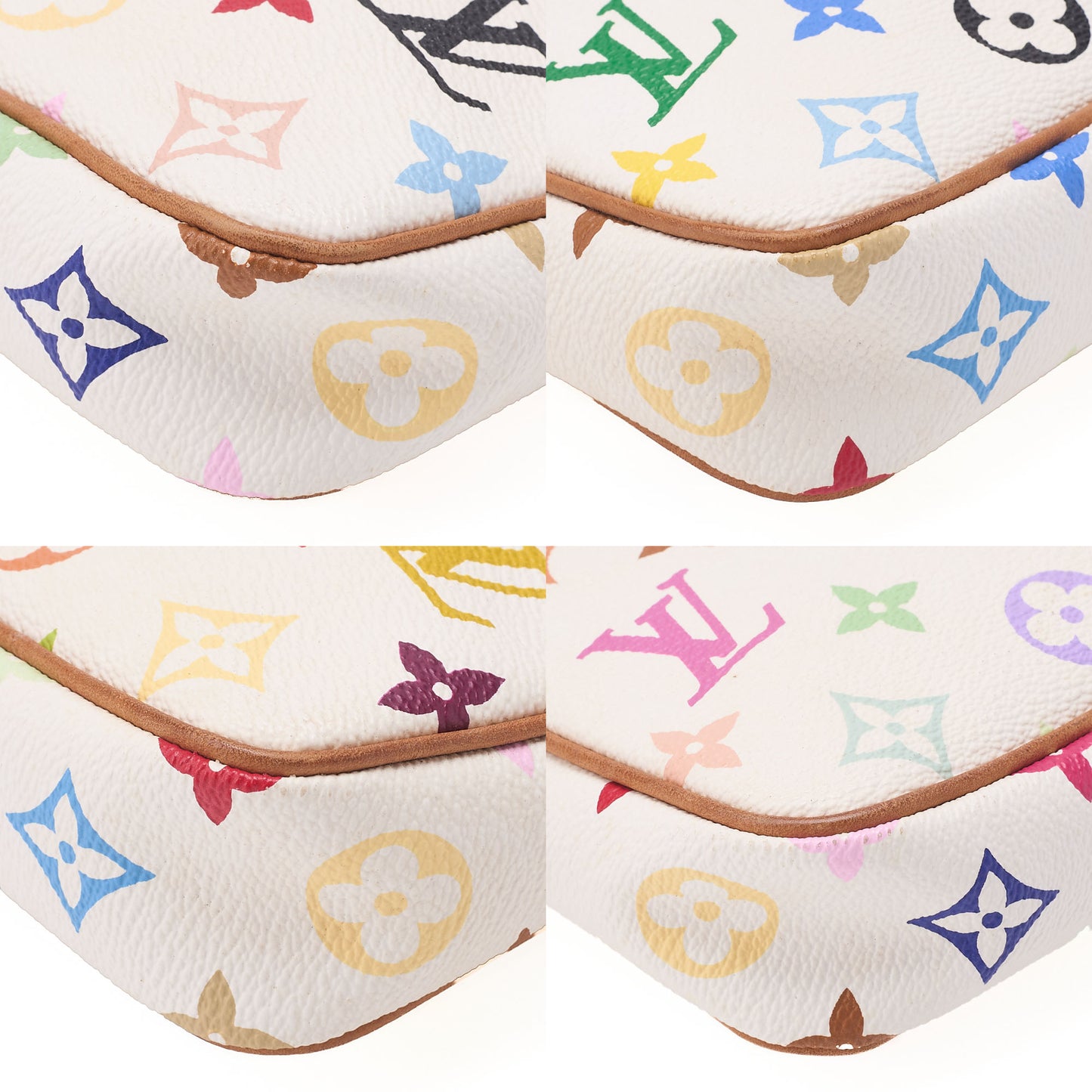 LOUIS VUITTON Louis Vuitton Monogram Multicolor Accessoir One Shoulder M92649 White Gold-Tone Hardware, Pre-Owned