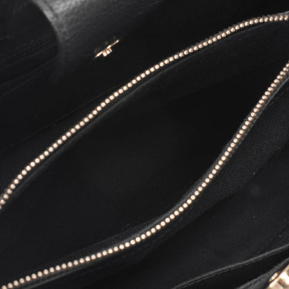 CHANEL Shoulder Bag Tote Bag Neo Executive Caviar Skin Black x Navy Gold-Tone Hardware, Pre-Owned