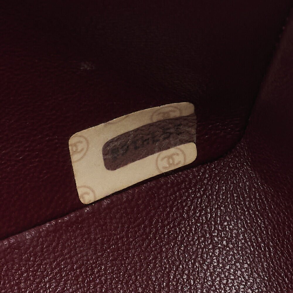 CHANEL Shoulder Bag Matelasse Design Flap Chain Shoulder Lambskin Black Gold-Tone Hardware, Pre-Owned