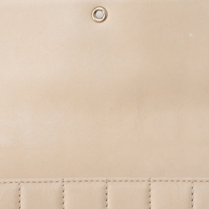 CHANEL Chanel Chocolate Bar Push Lock Lion Coco Chain Shoulder Lambskin Beige Gold-Tone Hardware, Pre-Owned