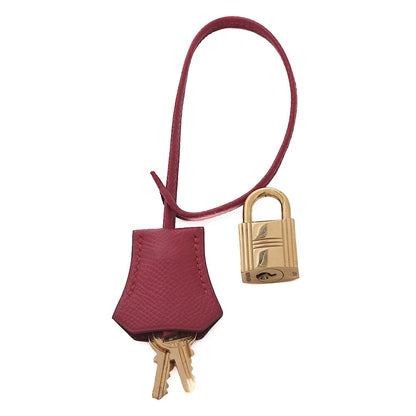 HERMES Birkin 35 Handbag Epson Rouge Casaque Gold-Tone Hardware, Pre-Owned