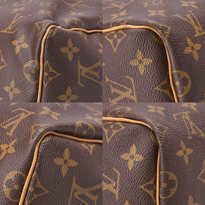 LOUIS VUITTON Louis Vuitton Monogram Keepol Bandouliere 55 Boston Bag Brown Gold-Tone Hardware, Pre-Owned
