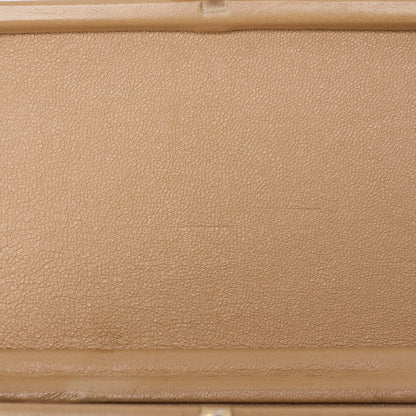 CHANEL Shoulder Bag Matelasse Lambskin Tortoiseshell Plastic Chain Shoulder Beige Gold-Tone Hardware, Pre-Owned