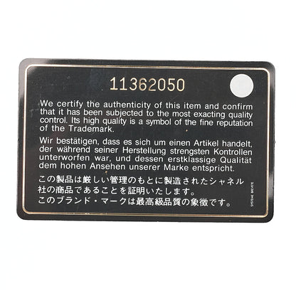 CHANEL Chain Shoulder Bag Coco Mark Mademoiselle Bowling Enamel Gold-Tone Hardware, Pre-Owned