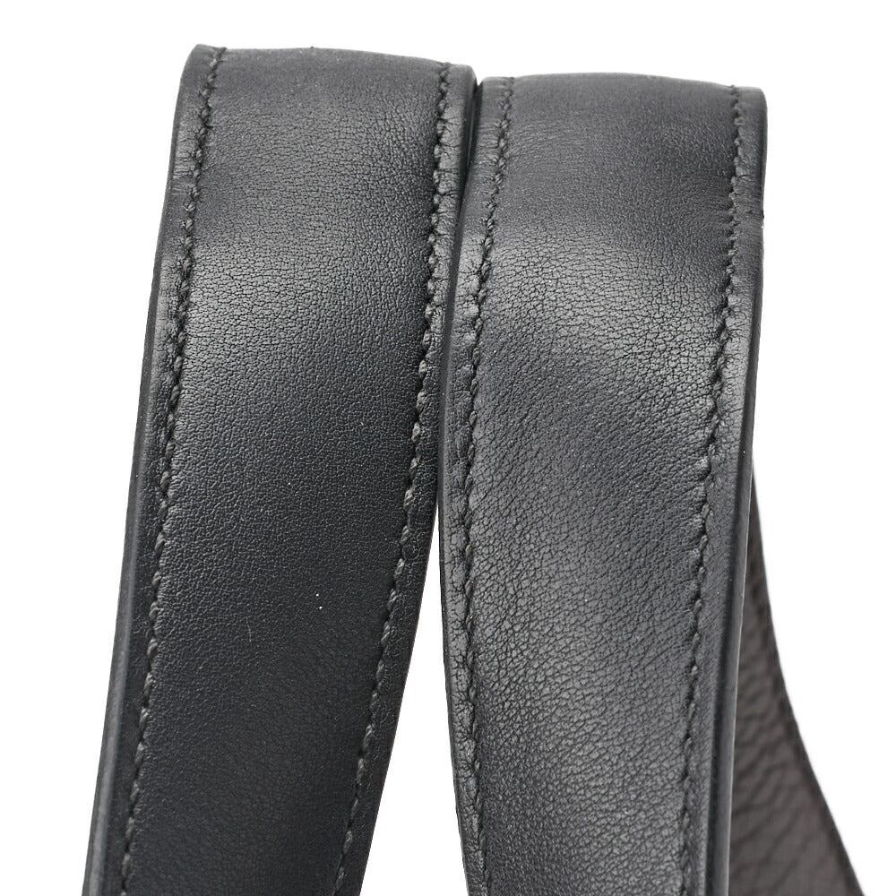 HERMES Picotan Lock PM Handbag Tryon Clemence x Swift Havane Gold-Tone Hardware, Pre-Owned