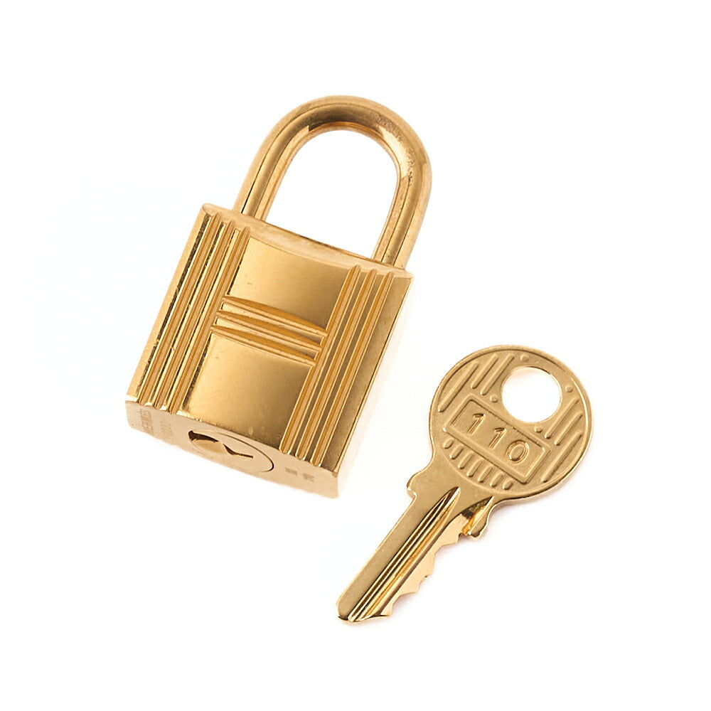 HERMES Picotan Lock PM Handbag Tryon Clemence x Swift Havane Gold-Tone Hardware, Pre-Owned