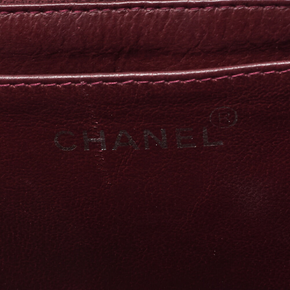 CHANEL Chain Shoulder Bag Mademoiselle Turnlock Lambskin Black Gold-Tone Hardware, Pre-Owned