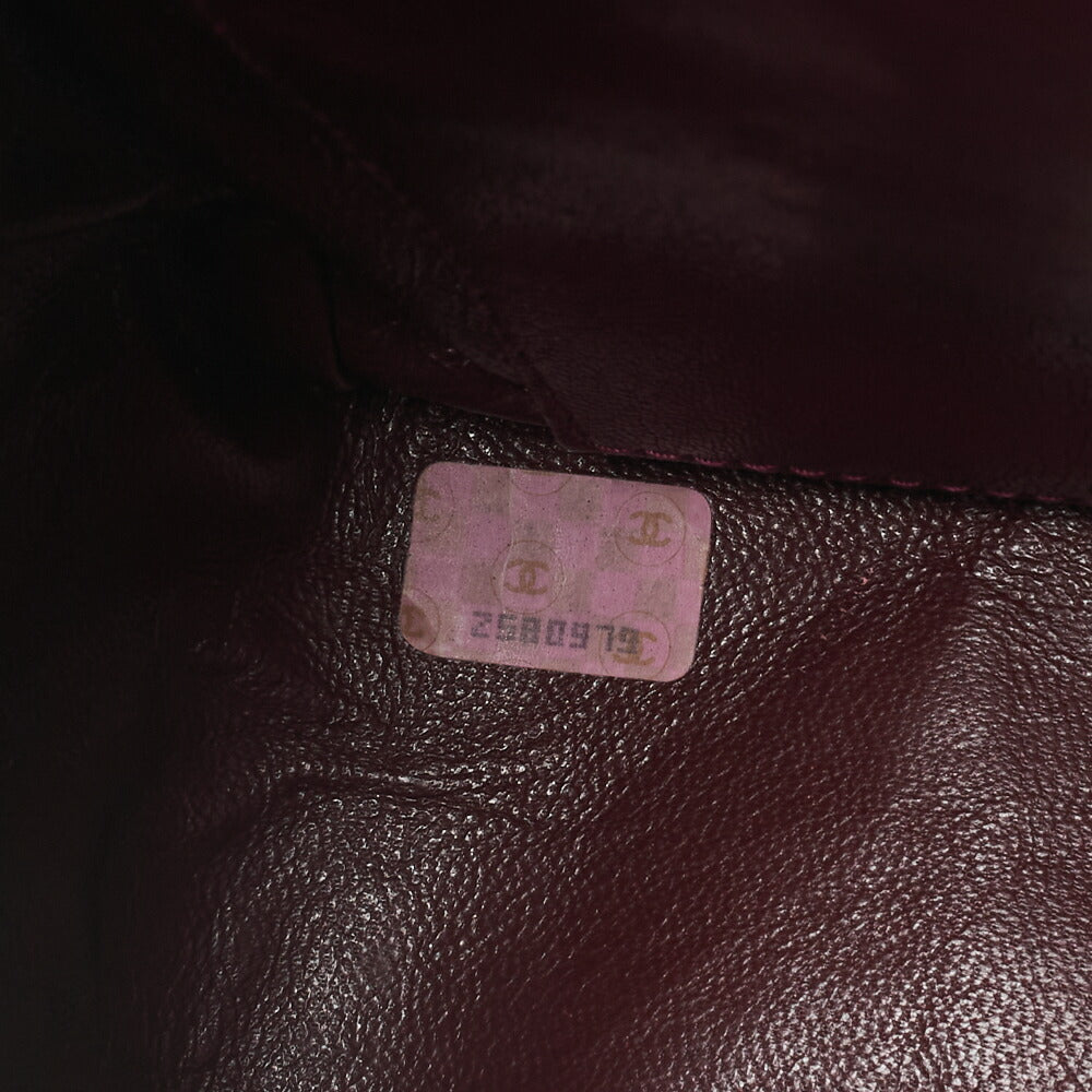 CHANEL Chain Shoulder Bag Mademoiselle Turnlock Lambskin Black Gold-Tone Hardware, Pre-Owned