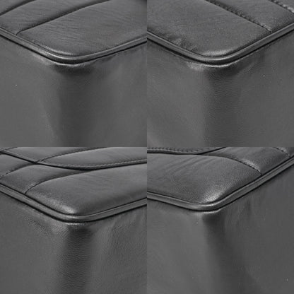 CHANEL Chain Shoulder Bag Mademoiselle Turnlock Lambskin Black Gold-Tone Hardware, Pre-Owned