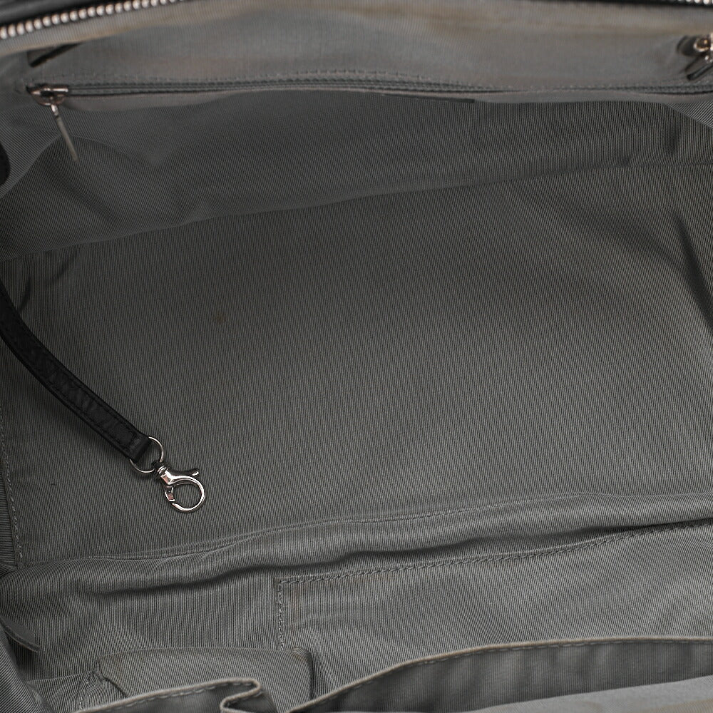 CHANEL Ultra Stitch Coco Mark Chain Shoulder Bag 2way Vintage Calf Black Silver-Tone Hardware, Pre-Owned