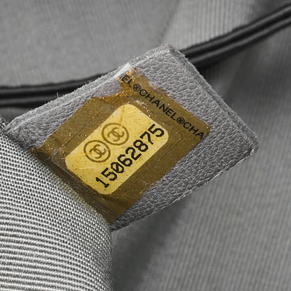 CHANEL Ultra Stitch Coco Mark Chain Shoulder Bag 2way Vintage Calf Black Silver-Tone Hardware, Pre-Owned