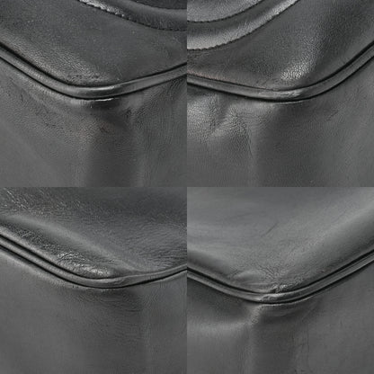 CHANEL Shoulder Bag Triple Coco Lambskin Black Gold-Tone Hardware, Pre-Owned