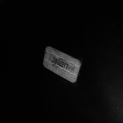 CHANEL Outside Flap Double Chain Shoulder Turnlock Lambskin Black Gold-Tone Hardware, Pre-Owned