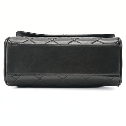 CHANEL One Shoulder Bag Matelasse Cocomark Black Gold-Tone Hardware, Pre-Owned