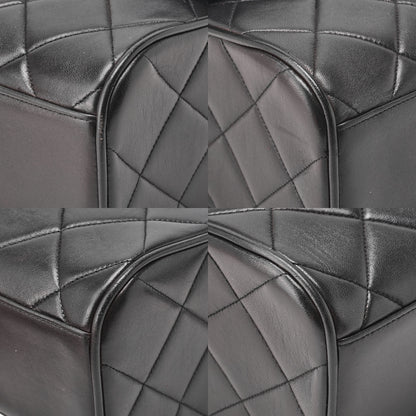 CHANEL One Shoulder Bag Matelasse Cocomark Black Gold-Tone Hardware, Pre-Owned