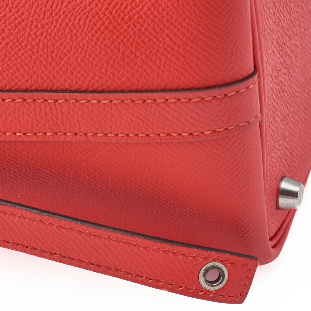 HERMES Picotan Lock PM Handbag Epson Rose Jaipur Silver-Tone Hardware, Pre-Owned