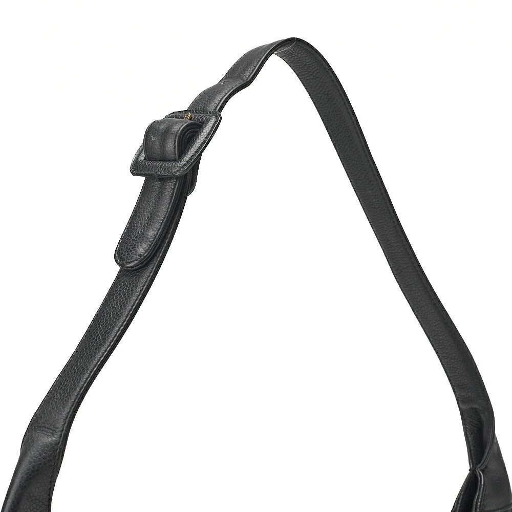 CHANEL One Shoulder Bag Big Coco Circle Coco Charm Large Size Black Gold-Tone Hardware, Pre-Owned