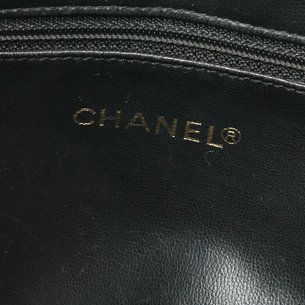 CHANEL One Shoulder Bag Big Coco Circle Coco Charm Large Size Black Gold-Tone Hardware, Pre-Owned