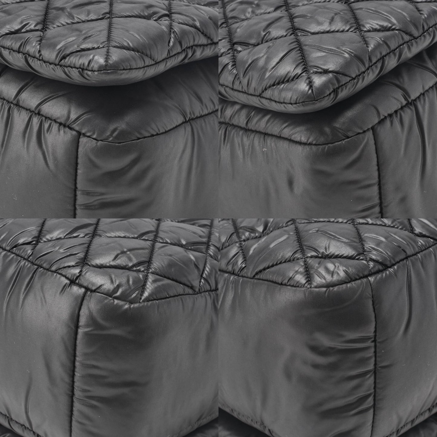 CHANEL Handbag Logo Mark Plate Charm Black Gold-Tone Hardware, Pre-Owned