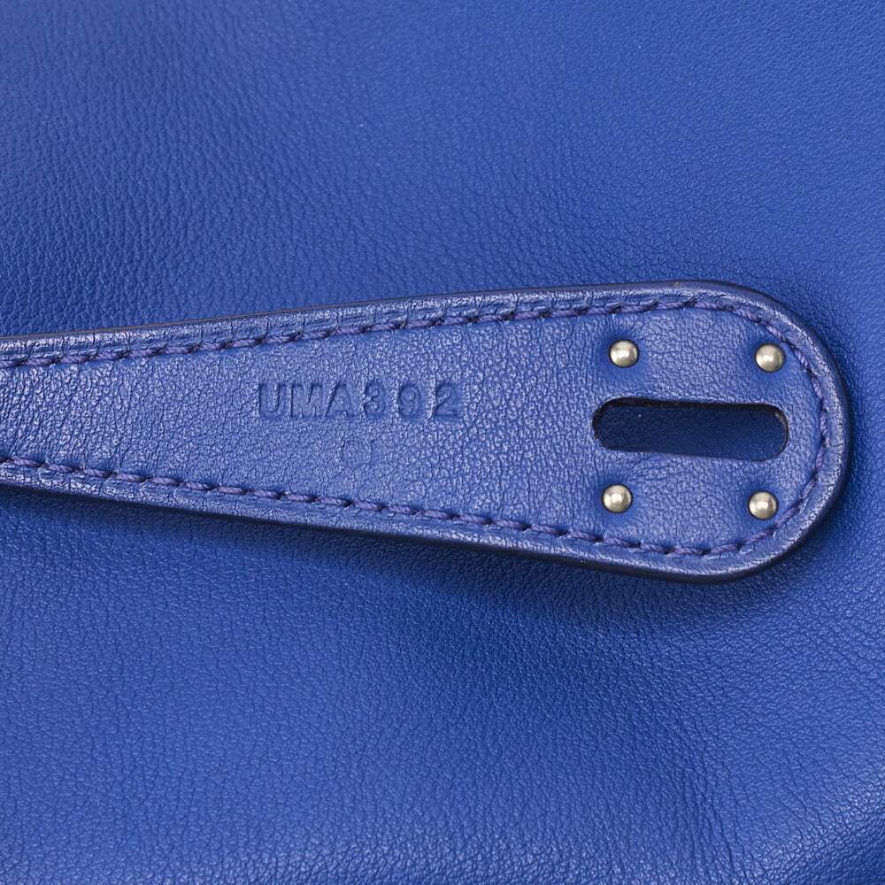 HERMES Shoulder Bag Lindy 26 2way Swift Blue Royale x Bamboo  Silver-Tone Hardware, Pre-Owned