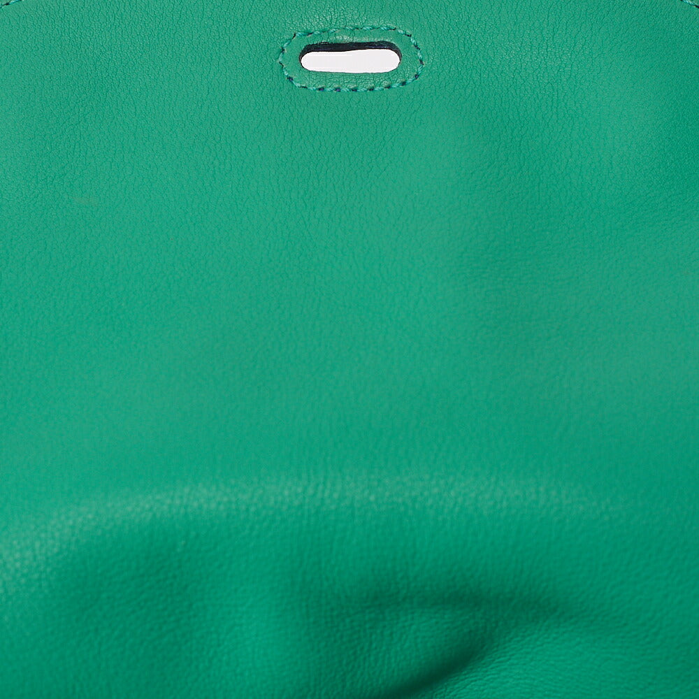 HERMES Shoulder Bag Lindy 26 2way Swift Blue Royale x Bamboo  Silver-Tone Hardware, Pre-Owned