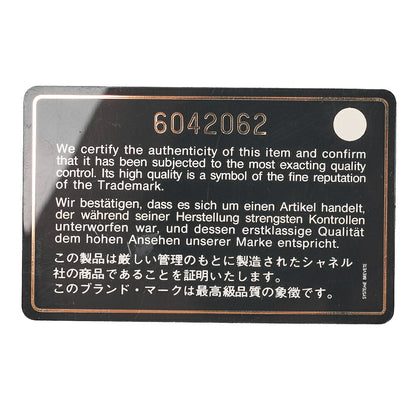 CHANEL Handbag Turnlock Kelly Shape Wood Pattern Caviar Skin White Gold-Tone Hardware, Pre-Owned