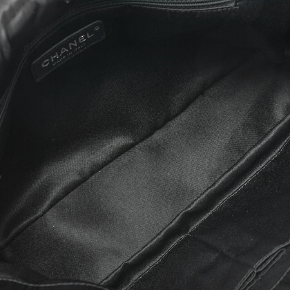 CHANEL Shoulder Bag 2way Matelasse Single Flap Tweed x nylon Black x Multicolor Silver-Tone Hardware, Pre-Owned