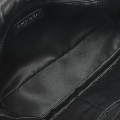 CHANEL Shoulder Bag 2way Matelasse Single Flap Tweed x nylon Black x Multicolor Silver-Tone Hardware, Pre-Owned