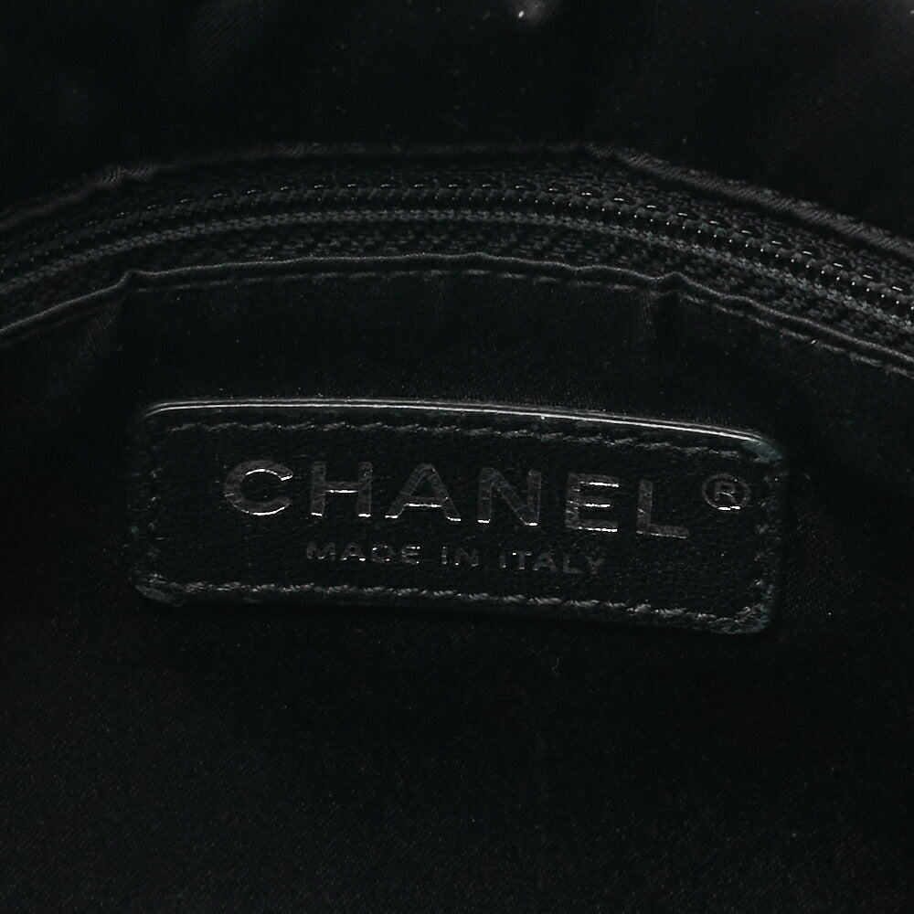 CHANEL Shoulder Bag 2way Matelasse Single Flap Tweed x nylon Black x Multicolor Silver-Tone Hardware, Pre-Owned