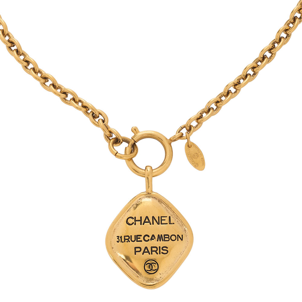 CHANEL Necklace Cambon Line 31 RUE CAMBON GP Gold-Tone Hardware, Pre-Owned