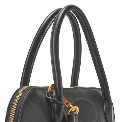 HERMES Boride 31 Handbag Shoulder Bag Gulliver Black Gold-Tone Hardware, Pre-Owned