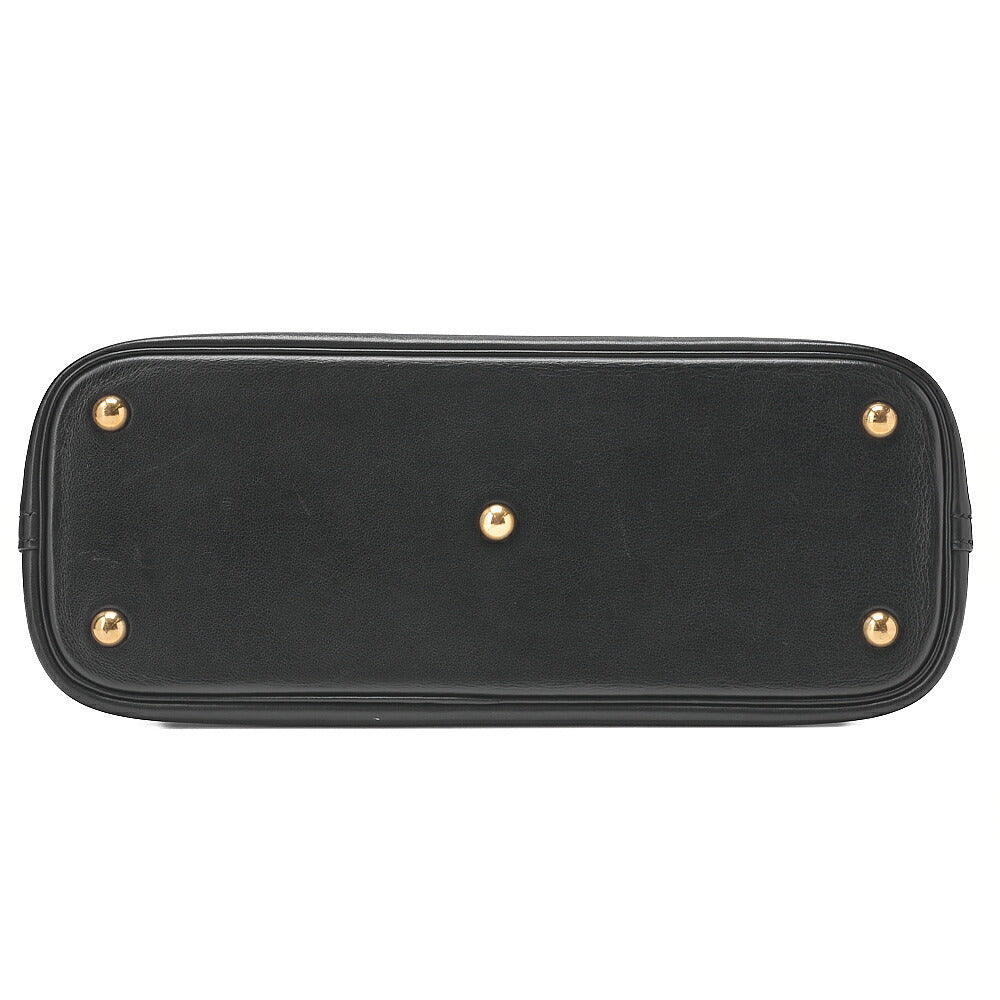 HERMES Boride 31 Handbag Shoulder Bag Gulliver Black Gold-Tone Hardware, Pre-Owned