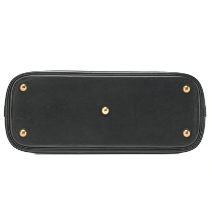 HERMES Boride 31 Handbag Shoulder Bag Gulliver Black Gold-Tone Hardware, Pre-Owned