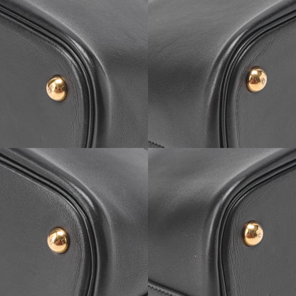 HERMES Boride 31 Handbag Shoulder Bag Gulliver Black Gold-Tone Hardware, Pre-Owned