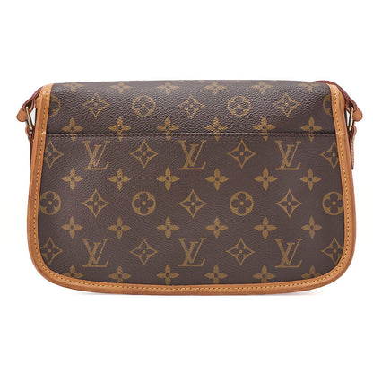 LOUIS VUITTON Monogram Sologne Shoulder Bag Brown Gold-Tone Hardware, Pre-Owned