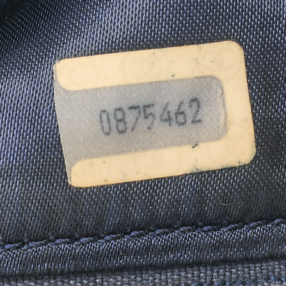 CHANEL Chain Shoulder Matrasse Coco Mark Fringe Lambskin Navy Gold-Tone Hardware, Pre-Owned