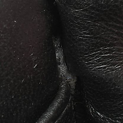 CHANEL Matelasse Turnlock Double Flap 25 Chain Shoulder Bag Caviar Skin Black Silver-Tone Hardware, Pre-Owned