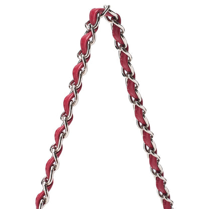 CHANEL One Shoulder Bag Sportline Canvas Bicolor Silver-Tone Hardware, Pre-Owned